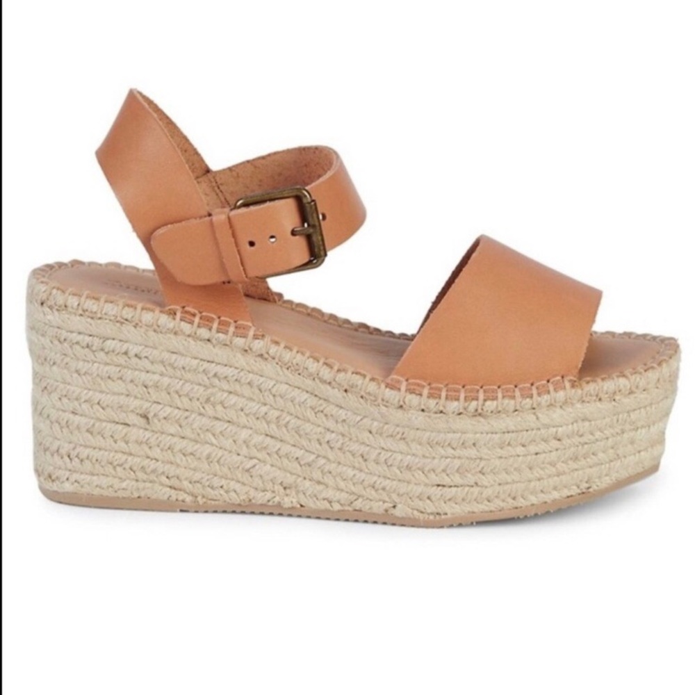 NEW (no box) Soludos espadrille platform wedges, size 9